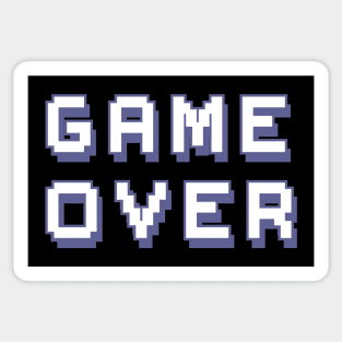 Game Over - cool gaming sticker Sticker